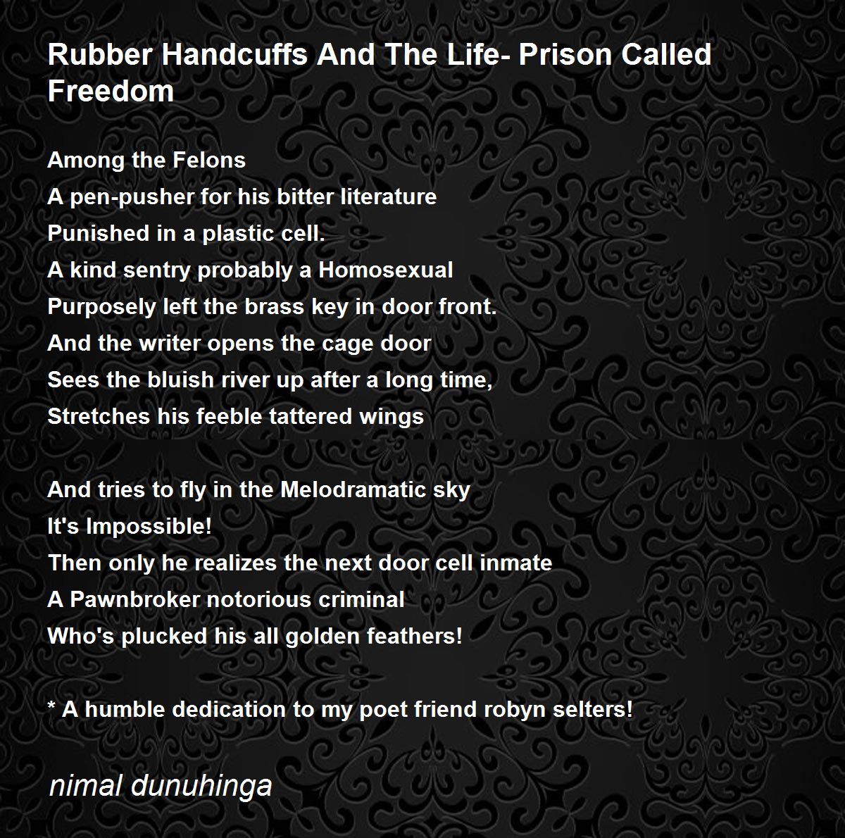 Rubber Handcuffs And The LifePrison Called Freedom Rubber Handcuffs