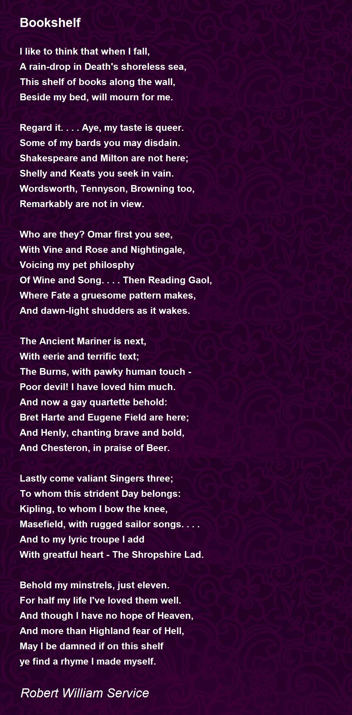 Segregation Poem by Robert William Service - Poem Hunter