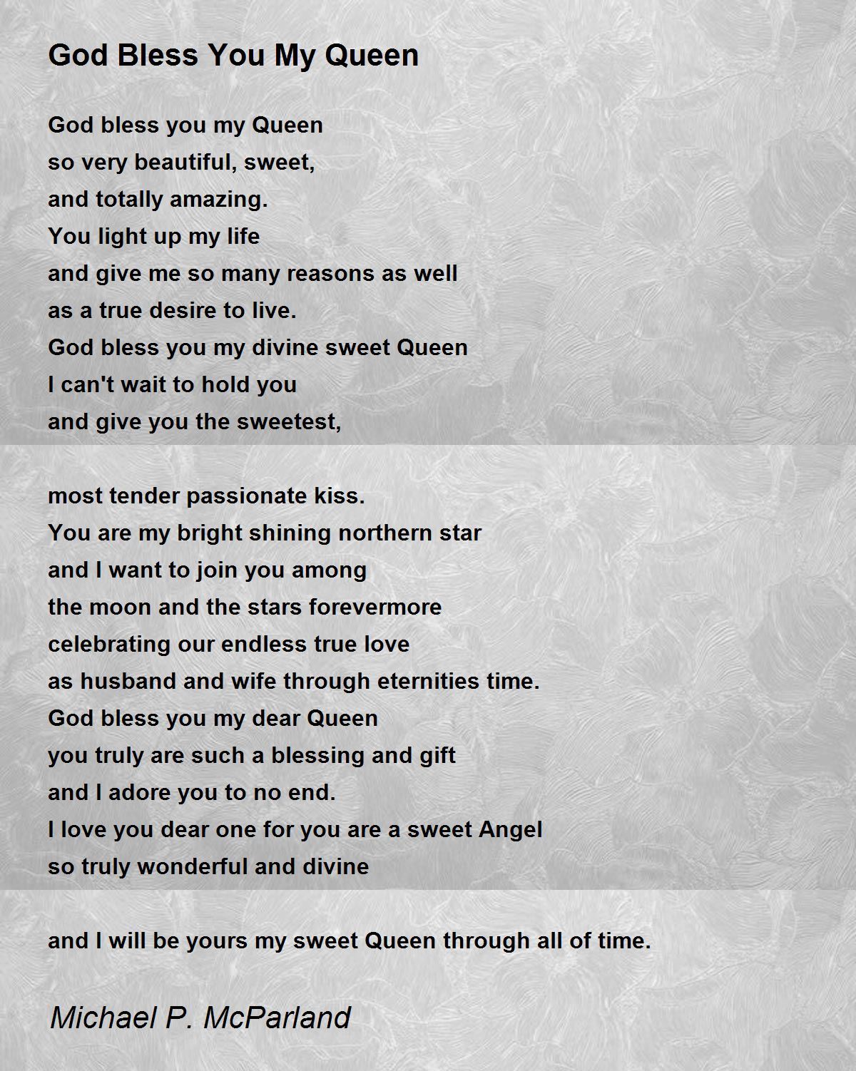 You are my queen poem