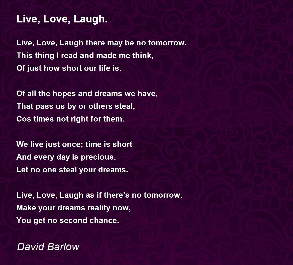 Sintético 98+ Foto A Moment A Love A Dream A Laugh A Kiss A Cry Our