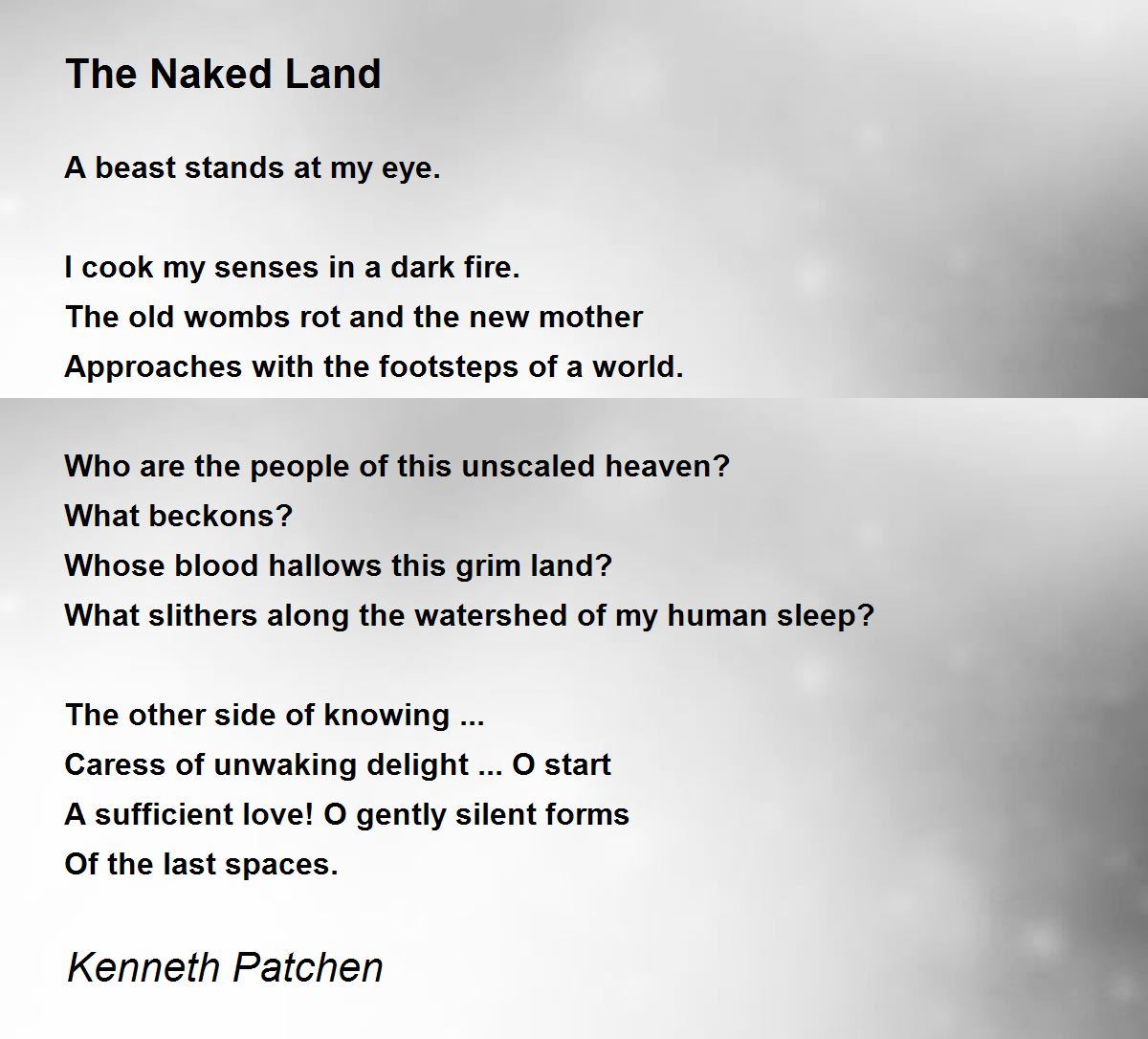 Naked Poem 86