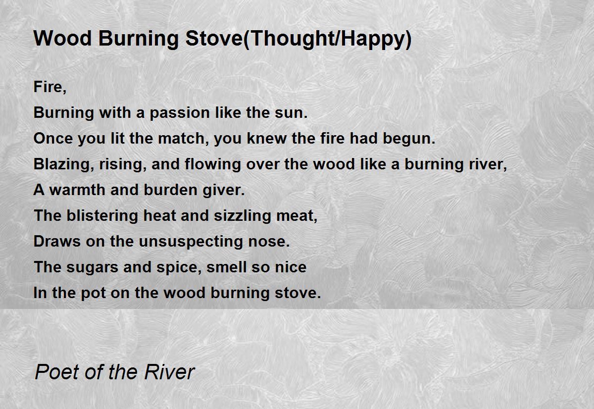 Wood Burning Stove(Thought/Happy) Wood Burning Stove(Thought/Happy