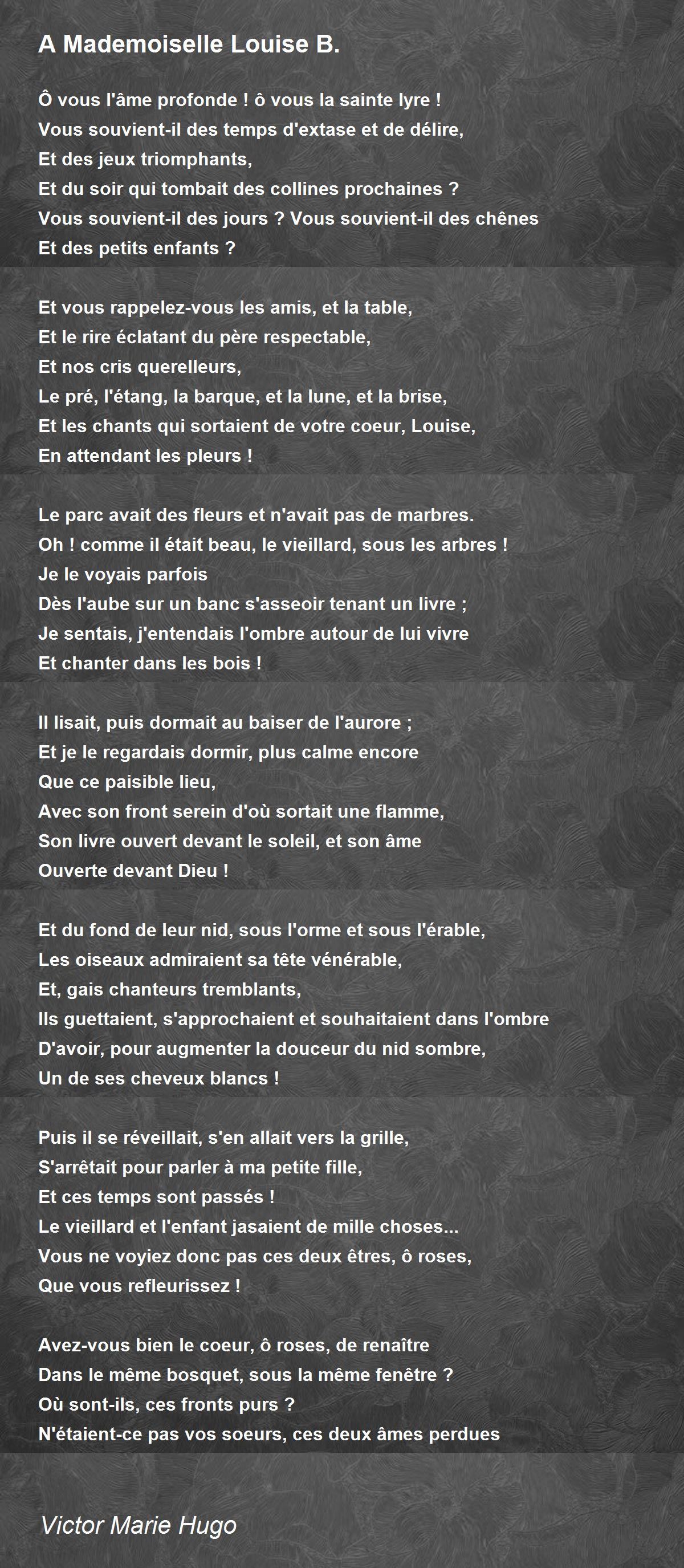 Mademoiselle Poems Poems For Mademoiselle Poem Hunter