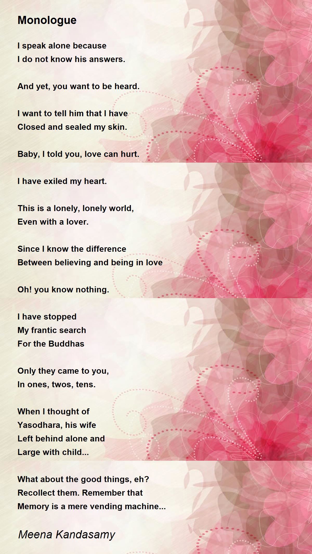 What is a monologue image