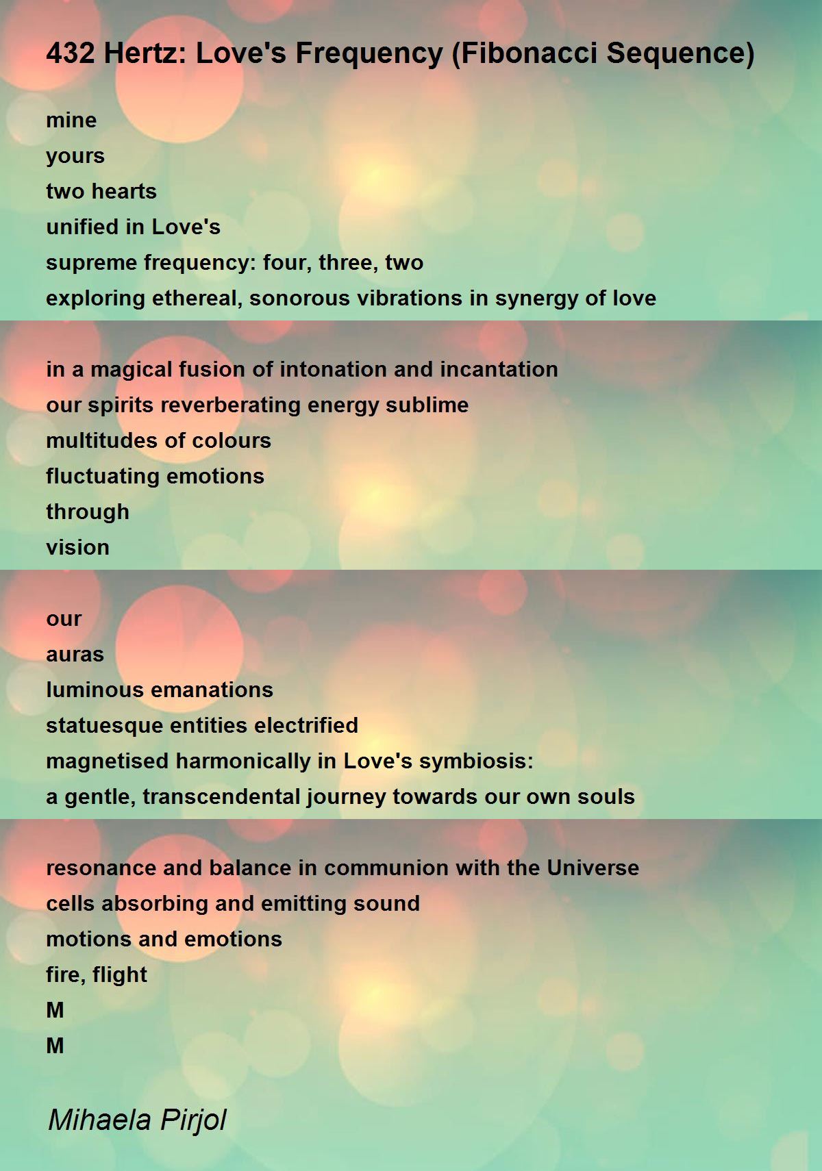 432 Hertz Love's Frequency (Fibonacci Sequence) 432 Hertz Love's