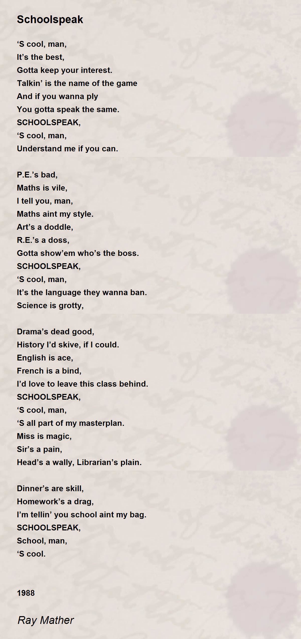 Homework by ray mather 08 picture