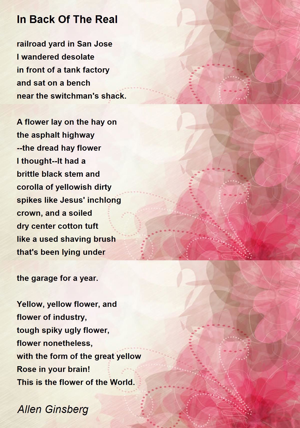 Allen ginsberg love poems image