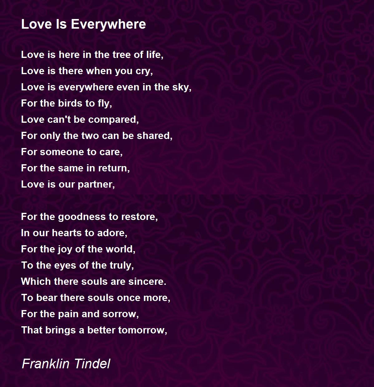 love is everywhere essay