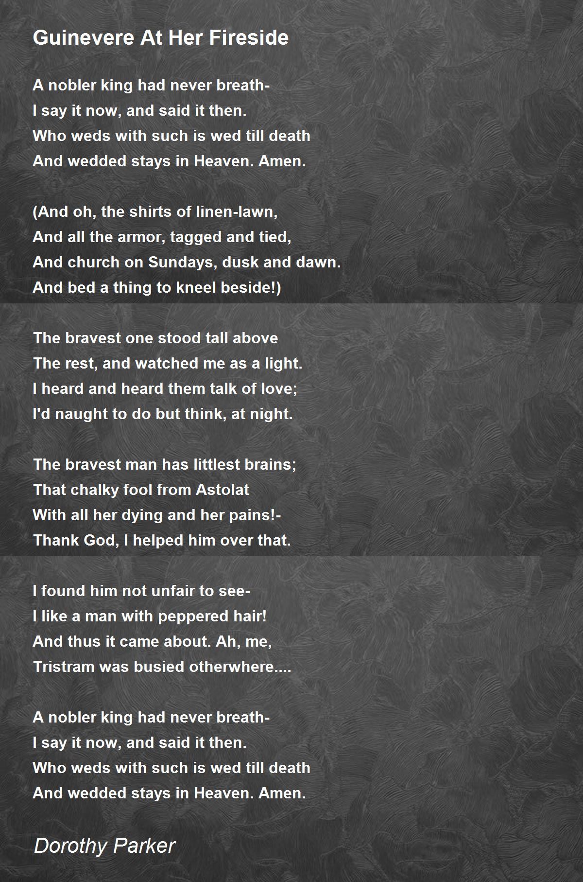 Guinevere at her fireside essay 04 picture