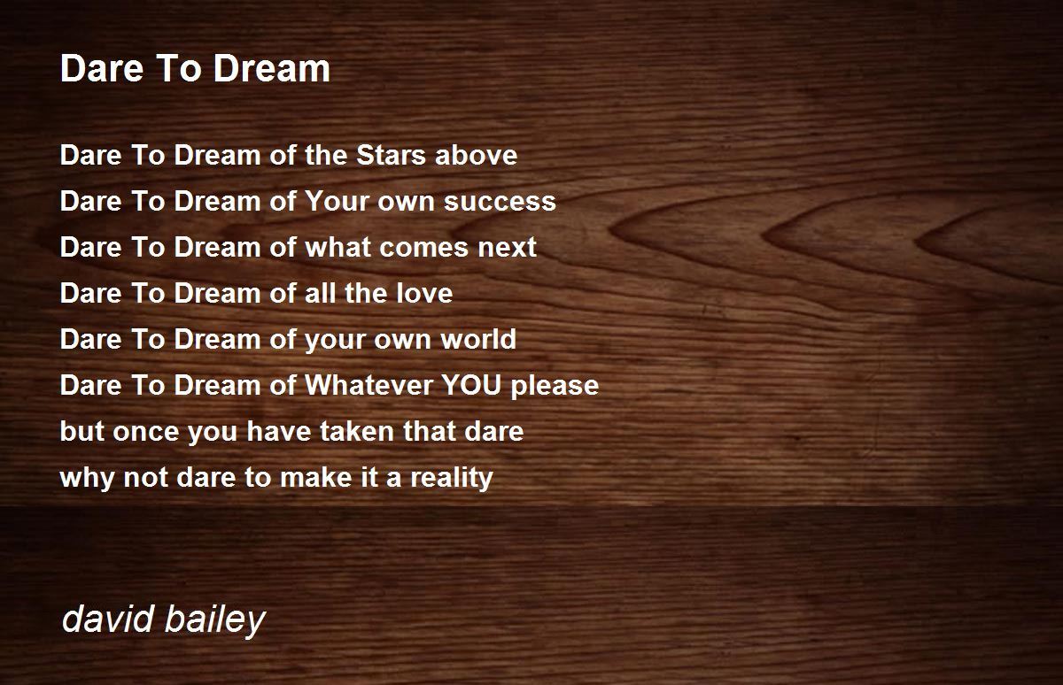 Image result for dare to dream