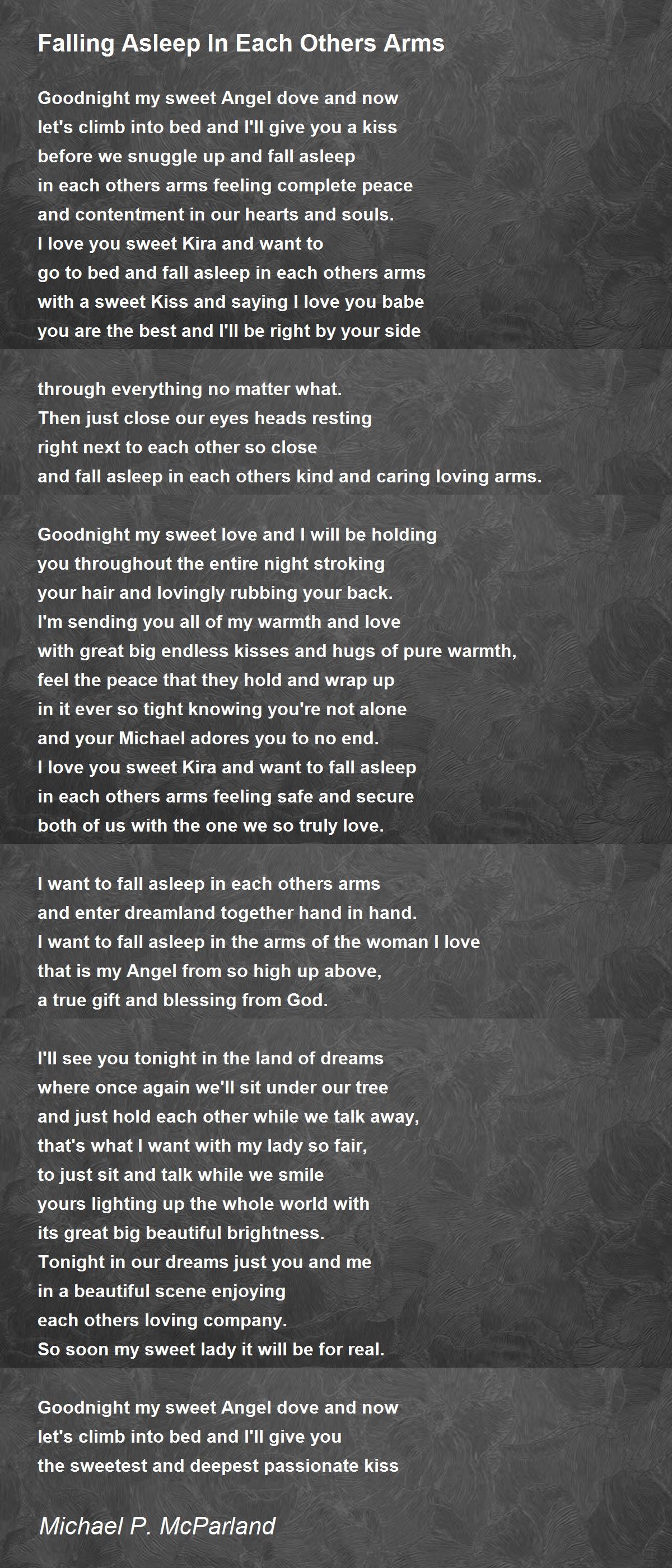 Falling Asleep In Each Others Arms Falling Asleep In Each Others Arms