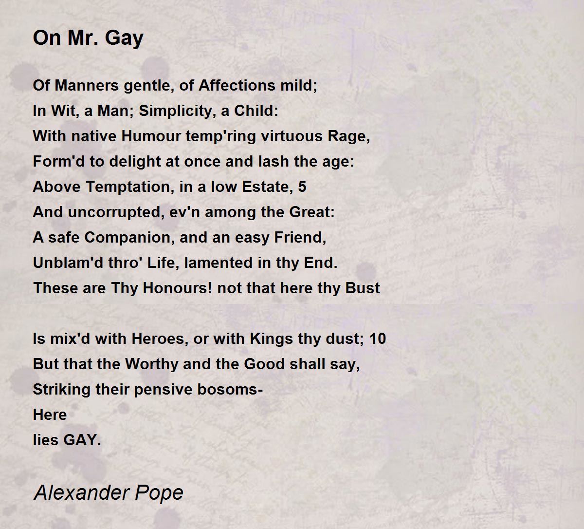 Famous Gay Poems 52