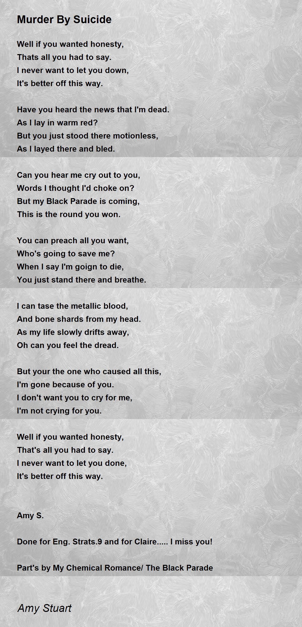 Murder Poems - Poems For Murder Poems - Poem Hunter