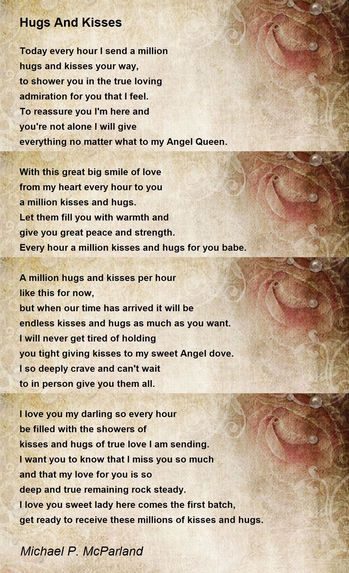 Hugs And Kisses Hugs And Kisses Poem by Michael P. McParland