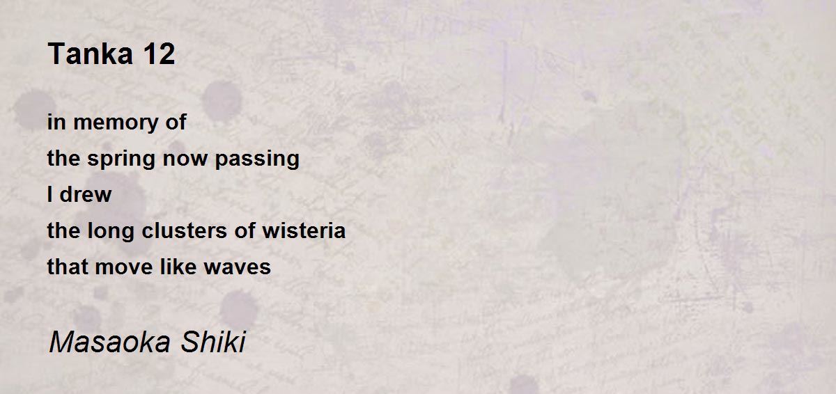 Tanka Poem Structure