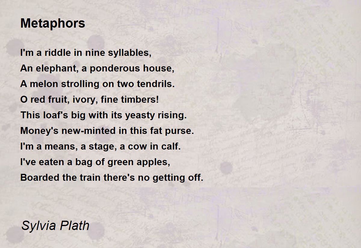 metaphors plath
