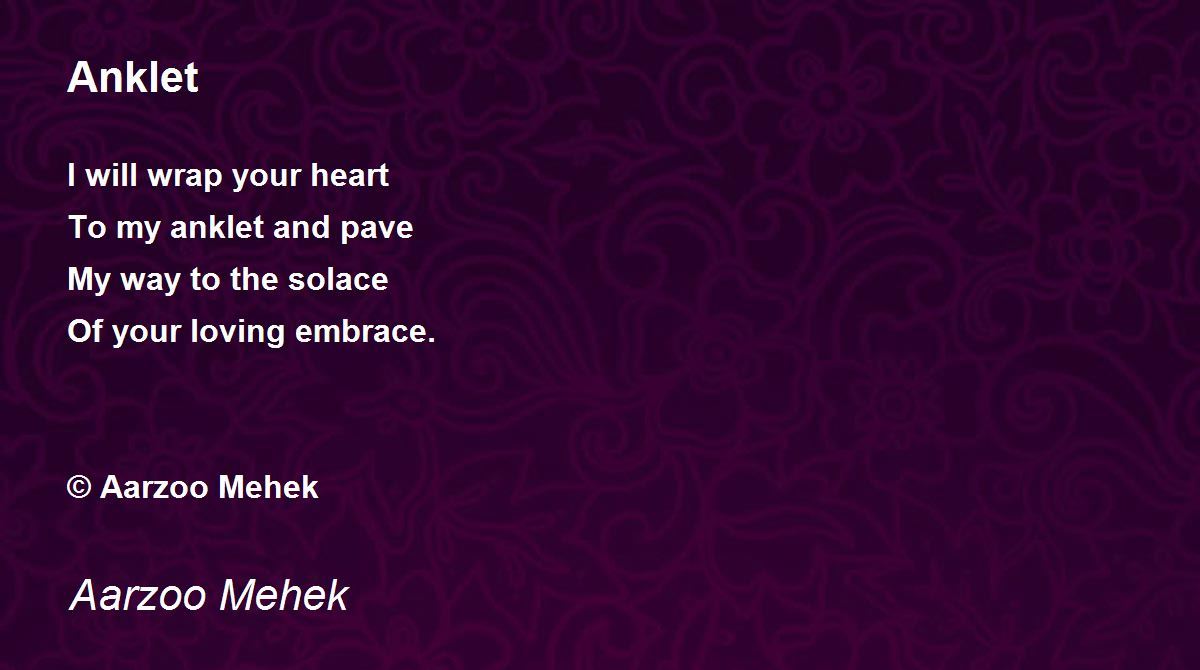 Lay Of The Anklet Poem Summary – EHZBDO