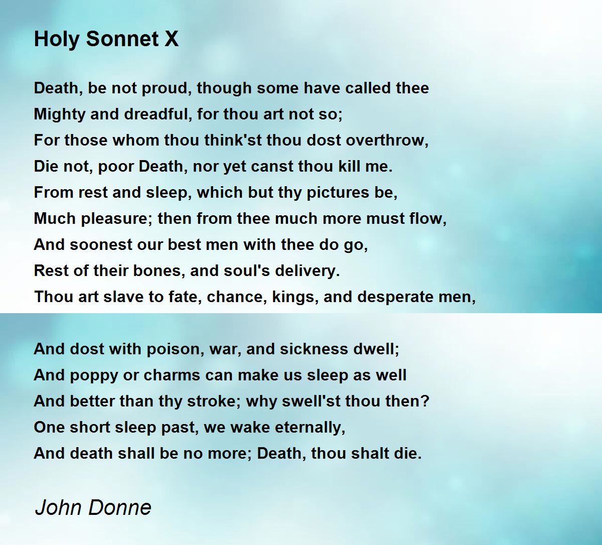 john donne poems