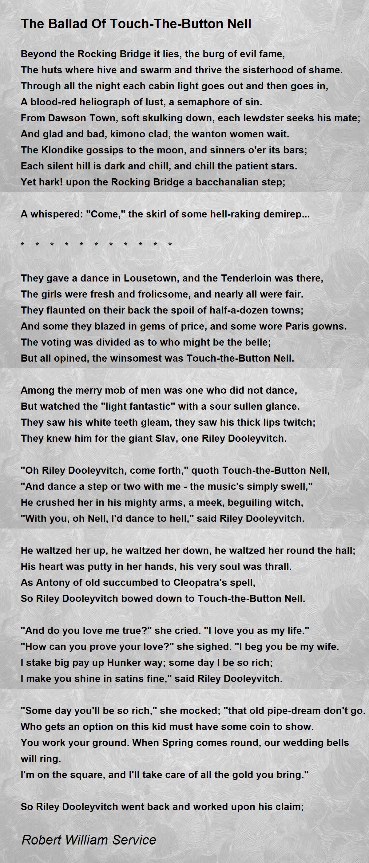 The Ballad Of TouchTheButton Nell The Ballad Of TouchTheButton