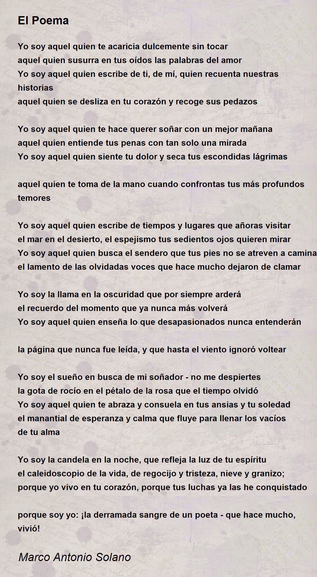 El Mejor Poeta De Todos Los Tiempos