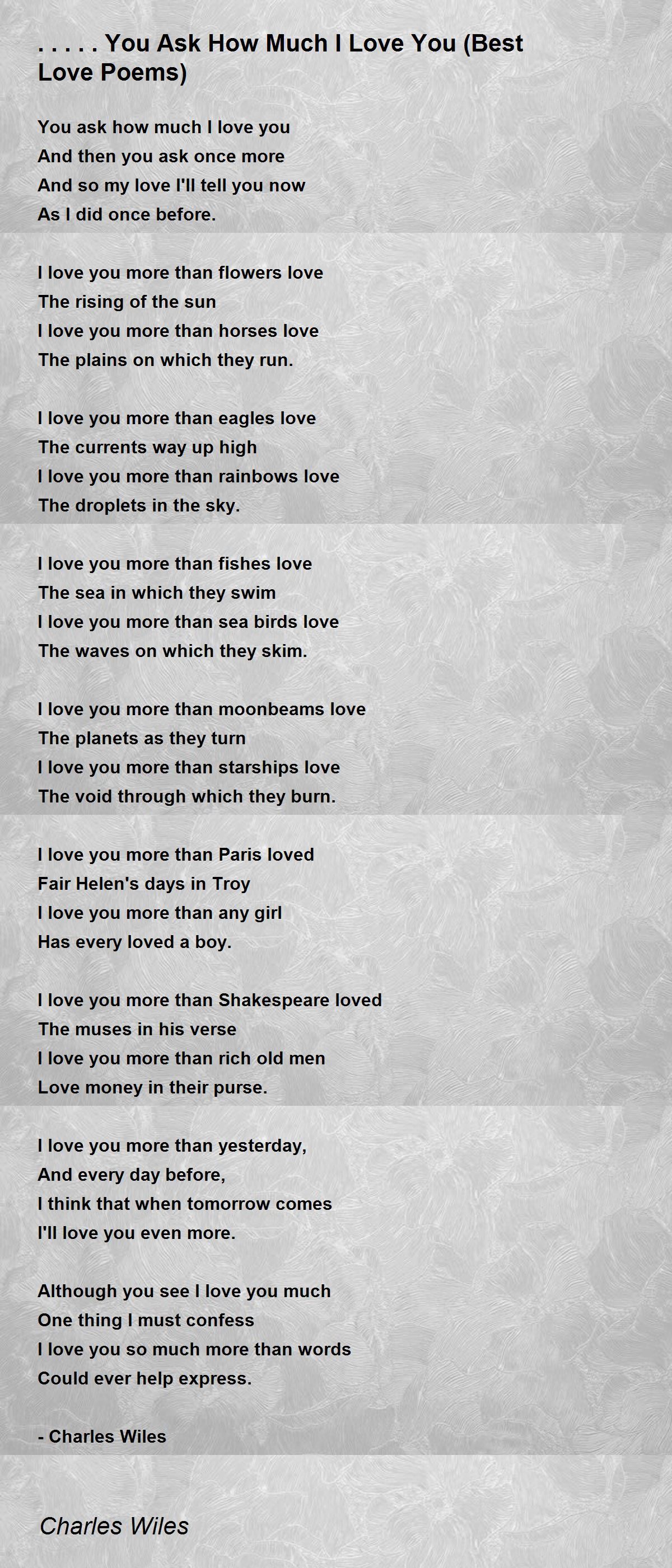 best love poems