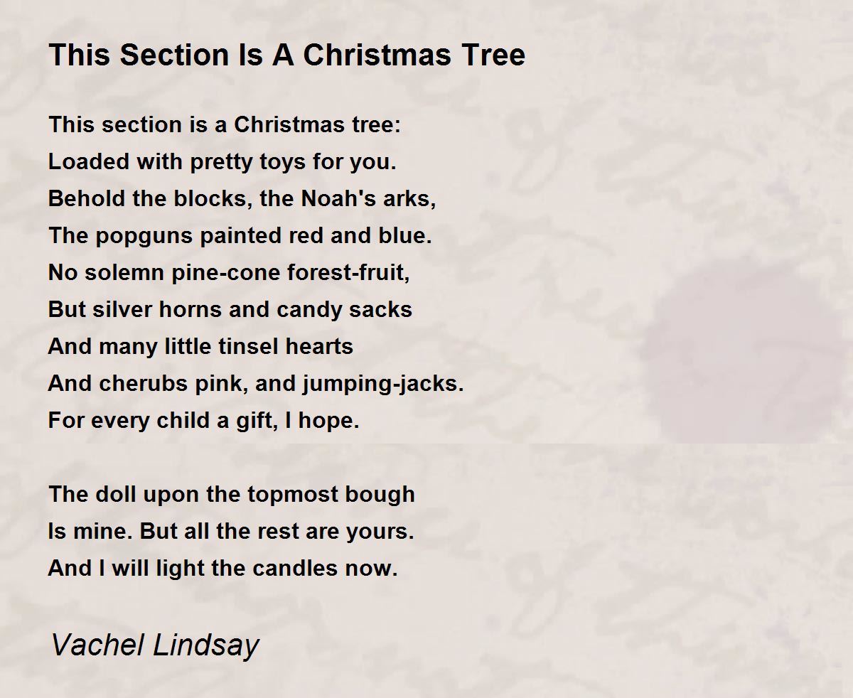 This Section Is A Christmas Tree This Section Is A Christmas Tree
