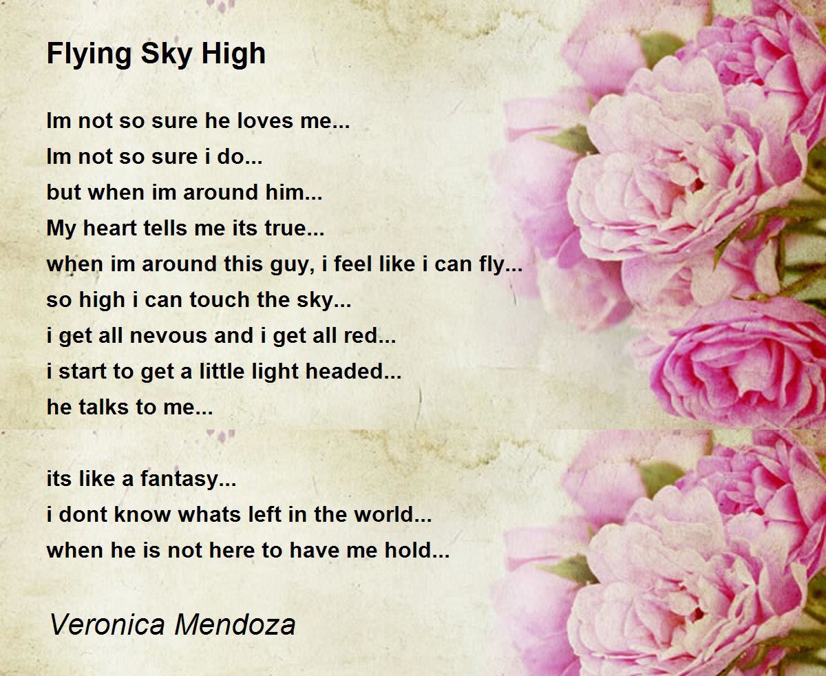 Flying Sky High Poem by Veronica Mendoza - Poem Hunter