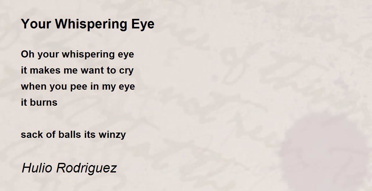 Whispering Eye Quote / Yarn You Long For Her Whispering Eye We Can Role