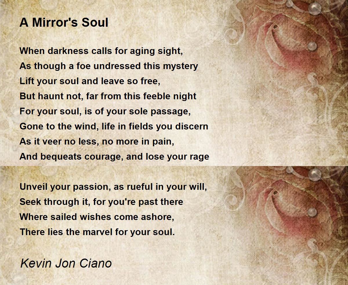 A Mirror's Soul A Mirror's Soul Poem by Elusive Letters