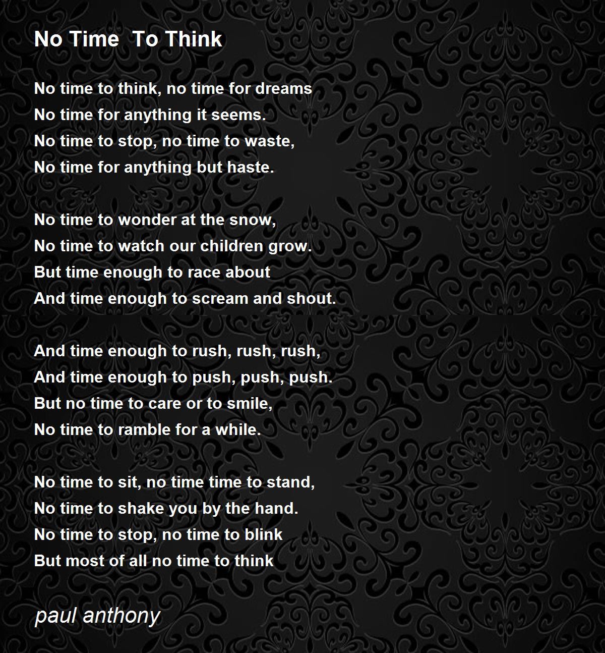 No time to think holocaust picture