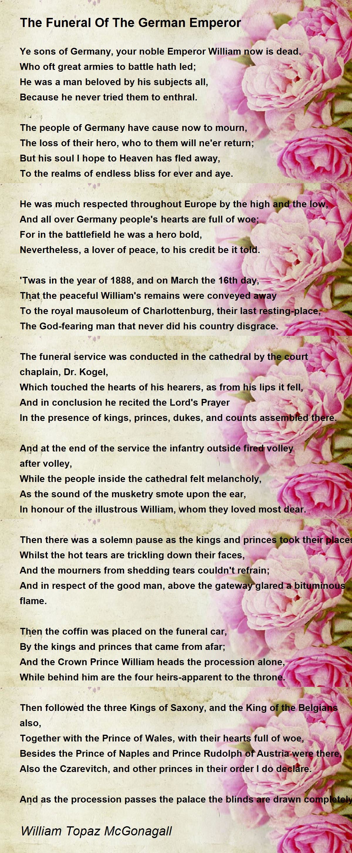 The Funeral Of The German Emperor The Funeral Of The German Emperor