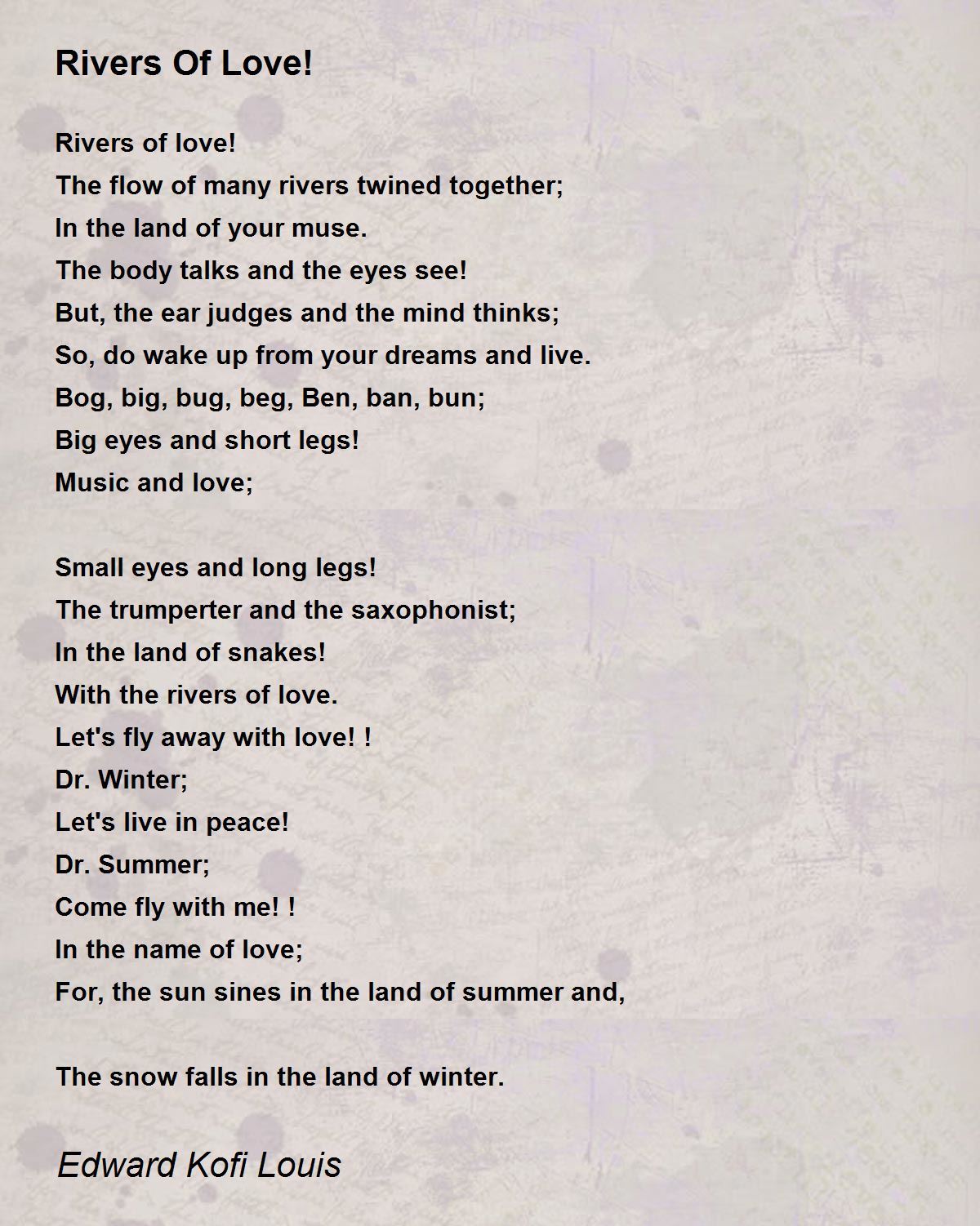 Love My Rivers Rivers Of Love: Exploring The Depth Of Emotions Through Poetry – DHKCZ