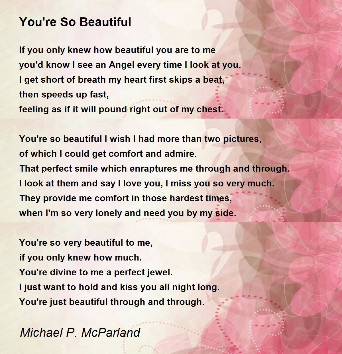Your so amazing poems