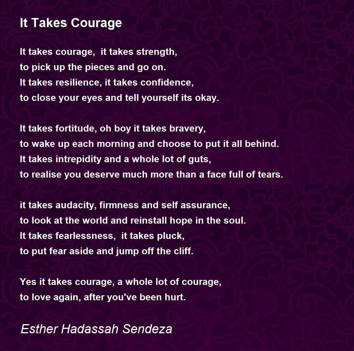 essay titles about courage