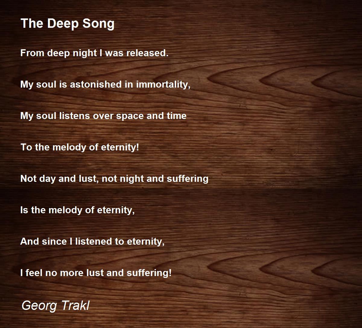 Poems of Georg Trakl