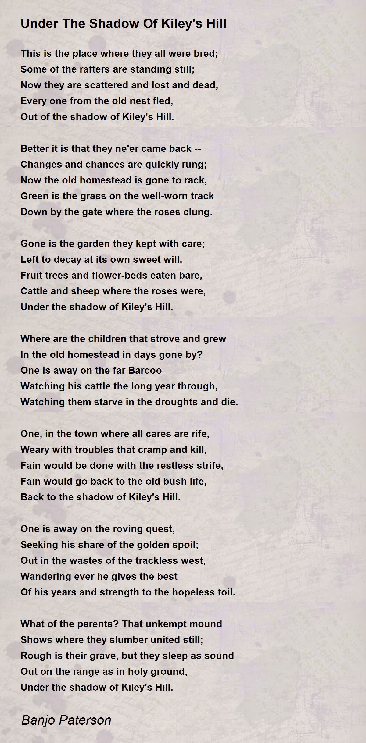 Poems in the shadow of signal hill essay 04 picture