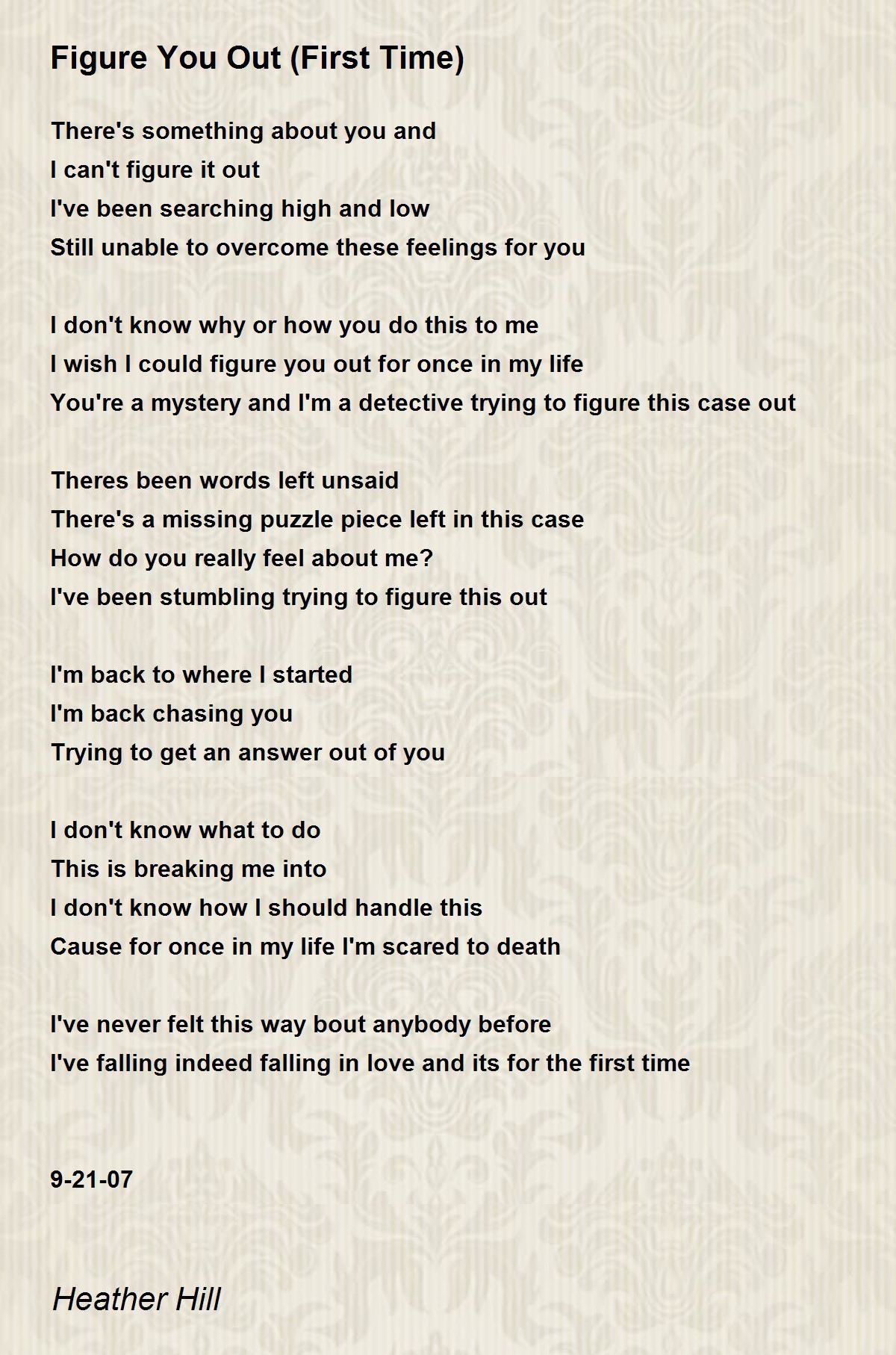 Figureyououtfirsttime2 Poems Poems For Figureyououtfirsttime