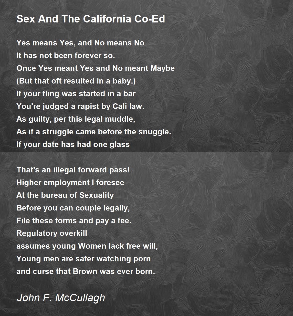 Black and sex in Cali