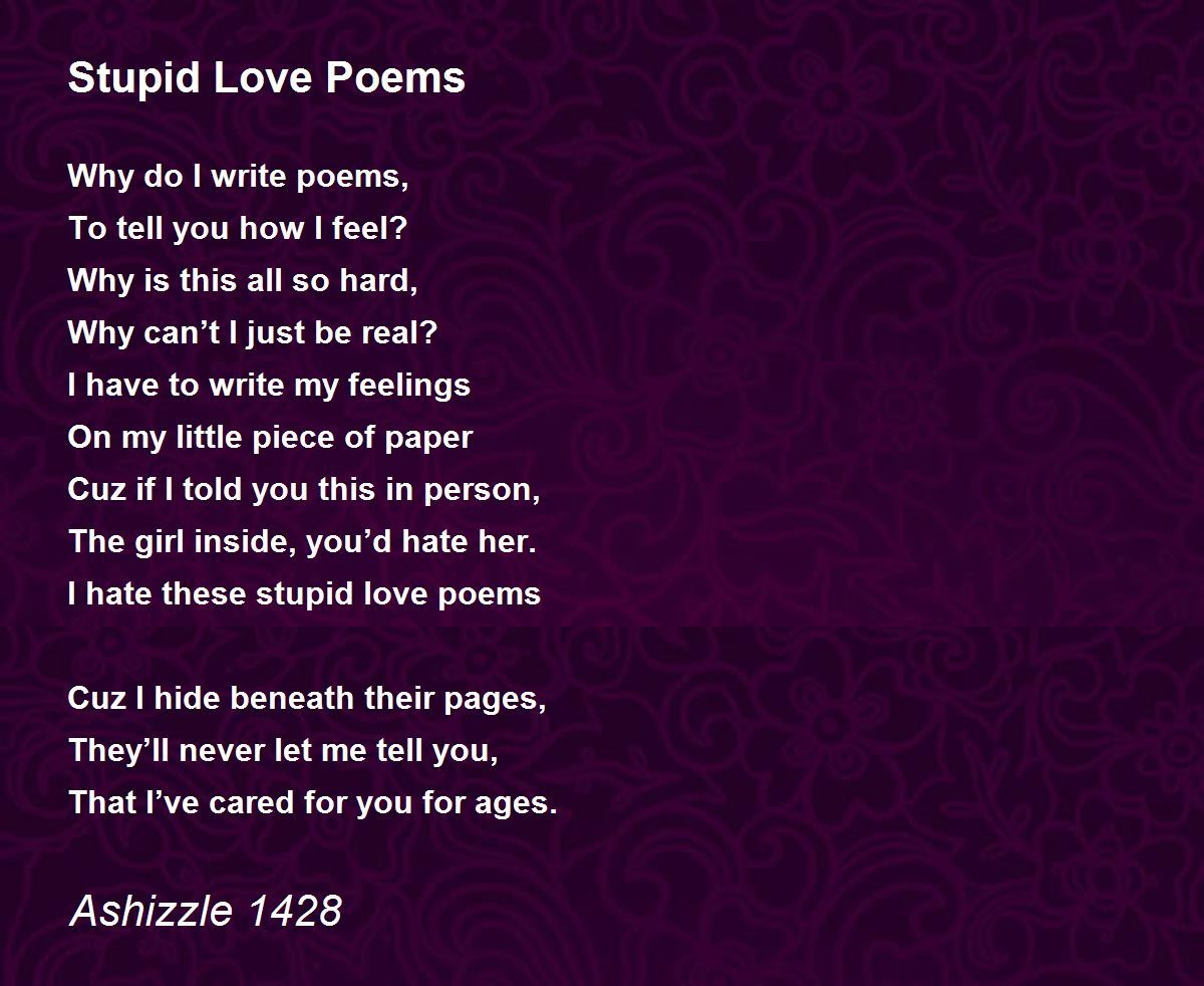stupid poems