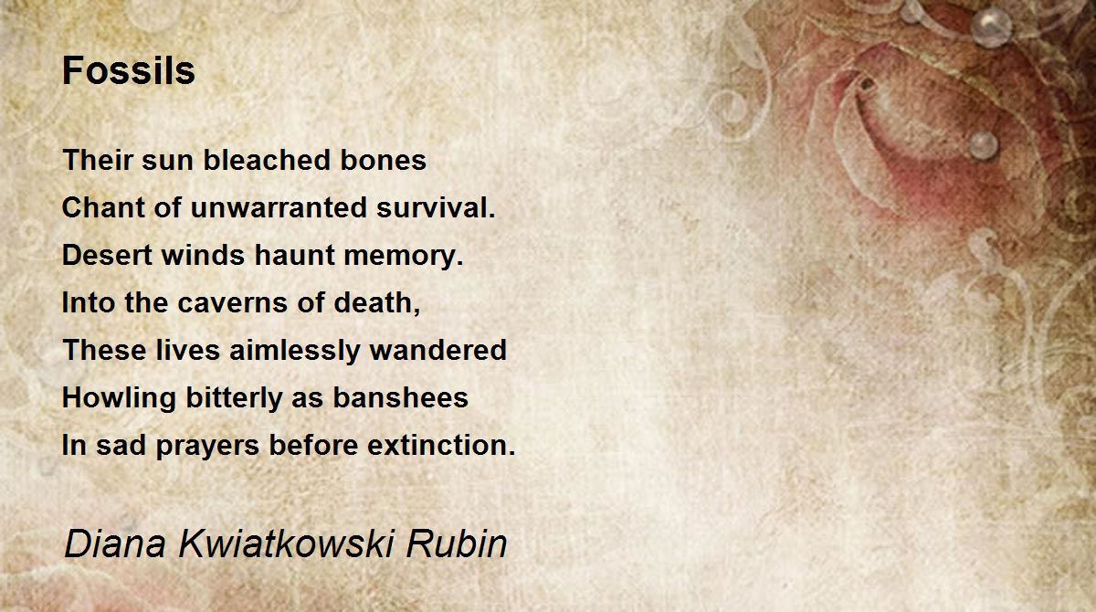 Poem About Fossils