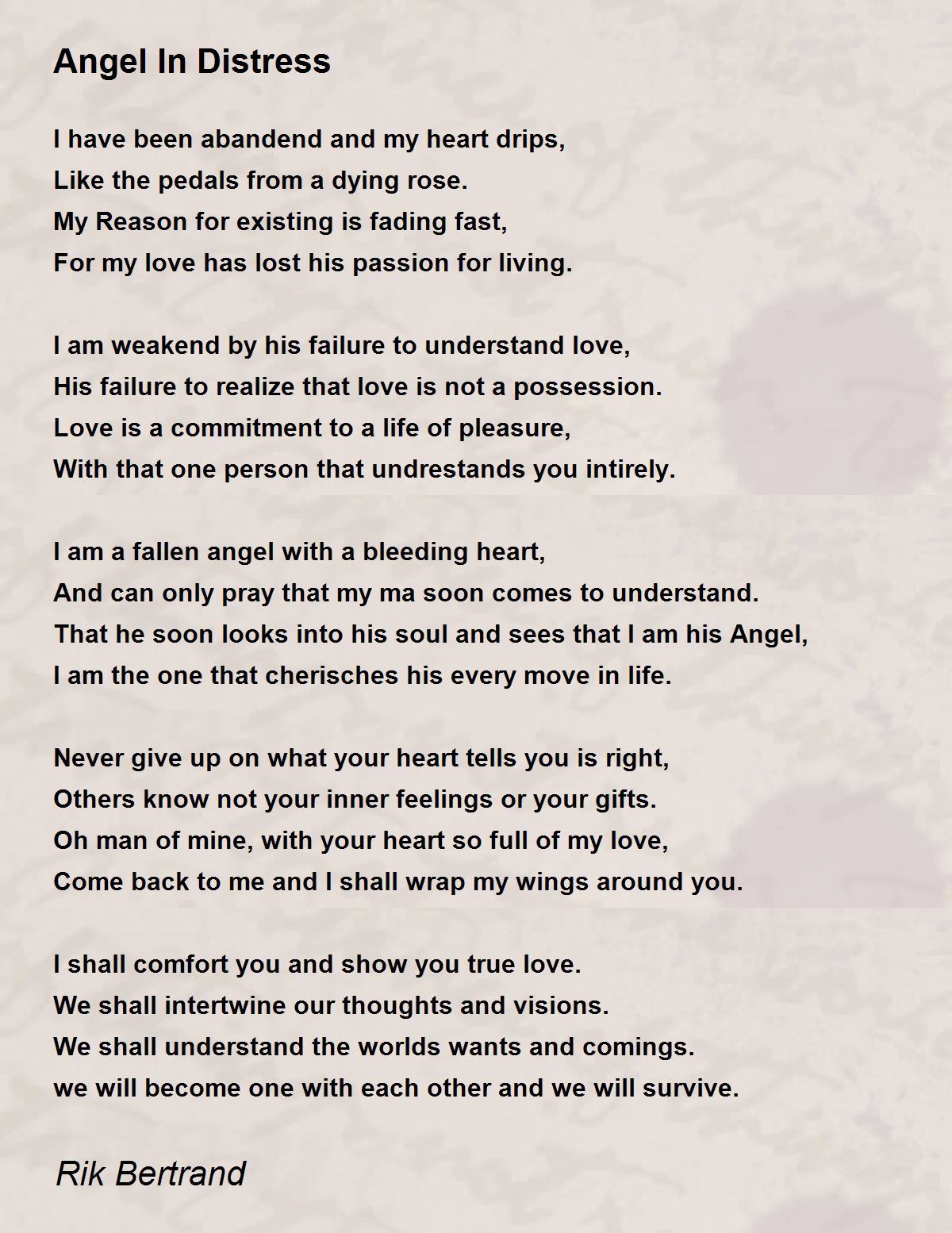 Angel in Distress Telegraph