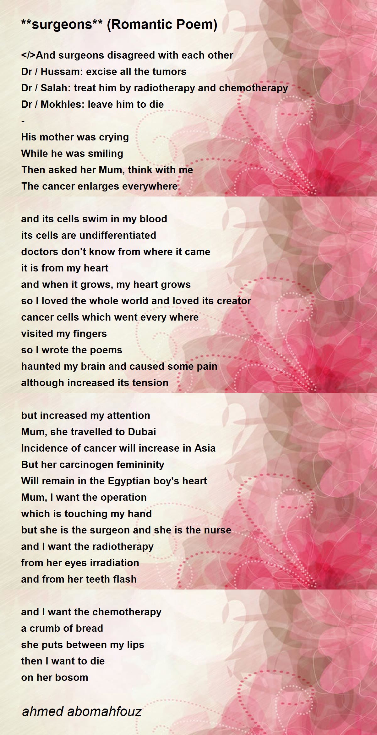  surgeons Romantic Poem surgeons Romantic Poem Poem By 