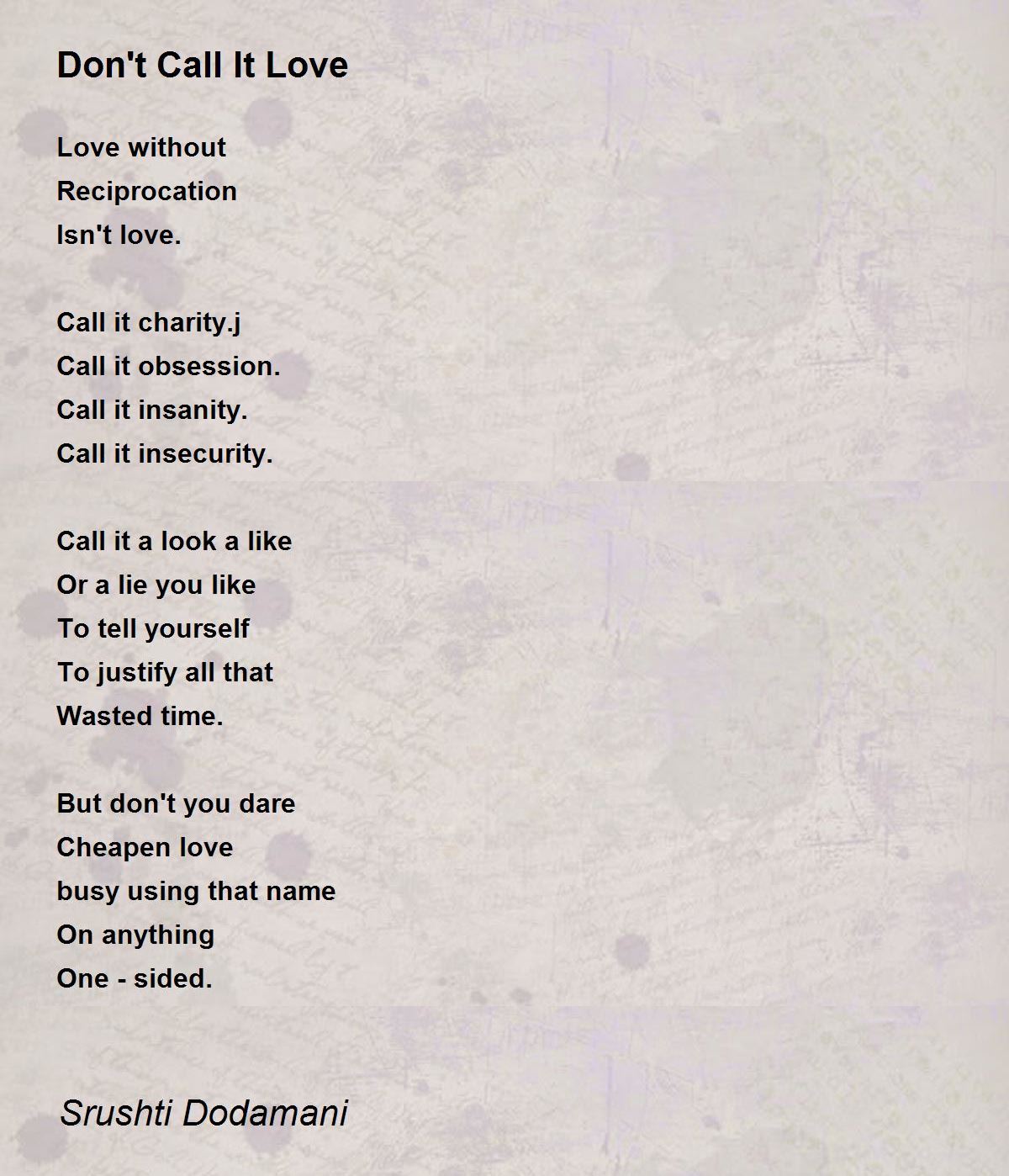 Don T Call It Love Don T Call It Love Poem By Srushti Dodamani Don T Call It Love Don T Call It Love Poem By Srushti Dodamani