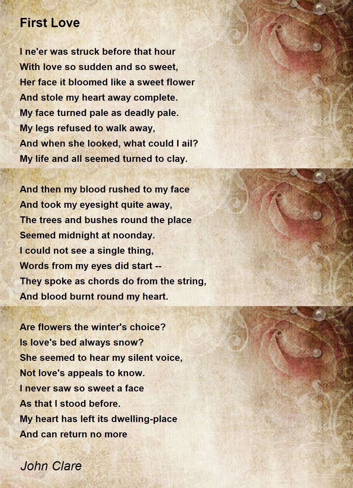 First Love by John Clare