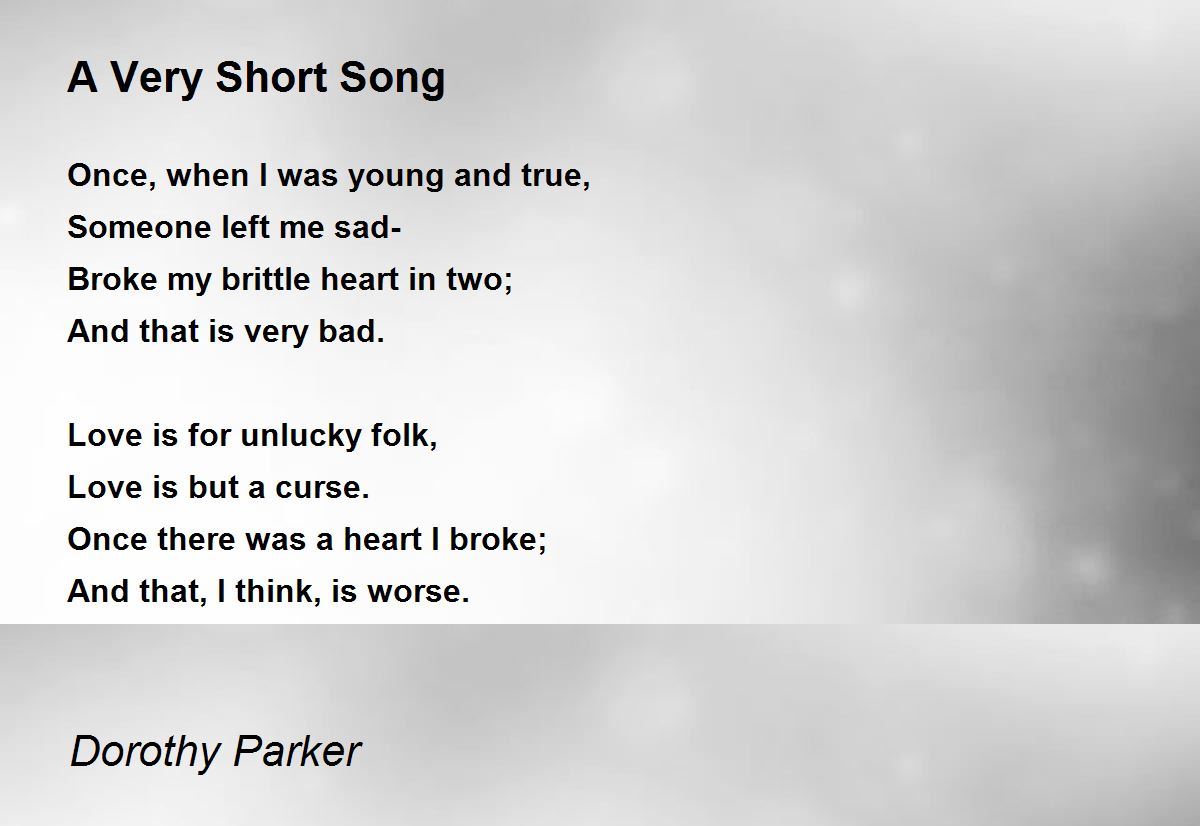Short touching poems.