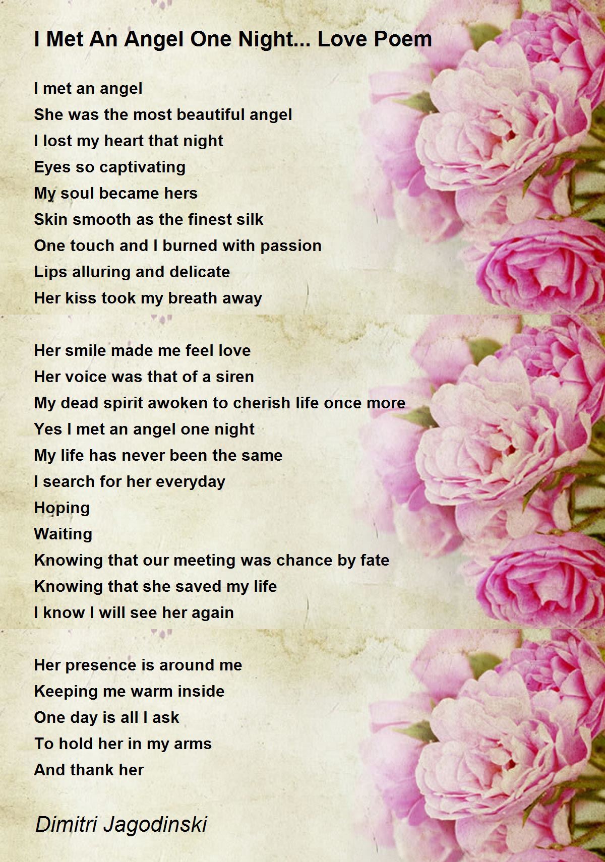 Poems her nighttime for 