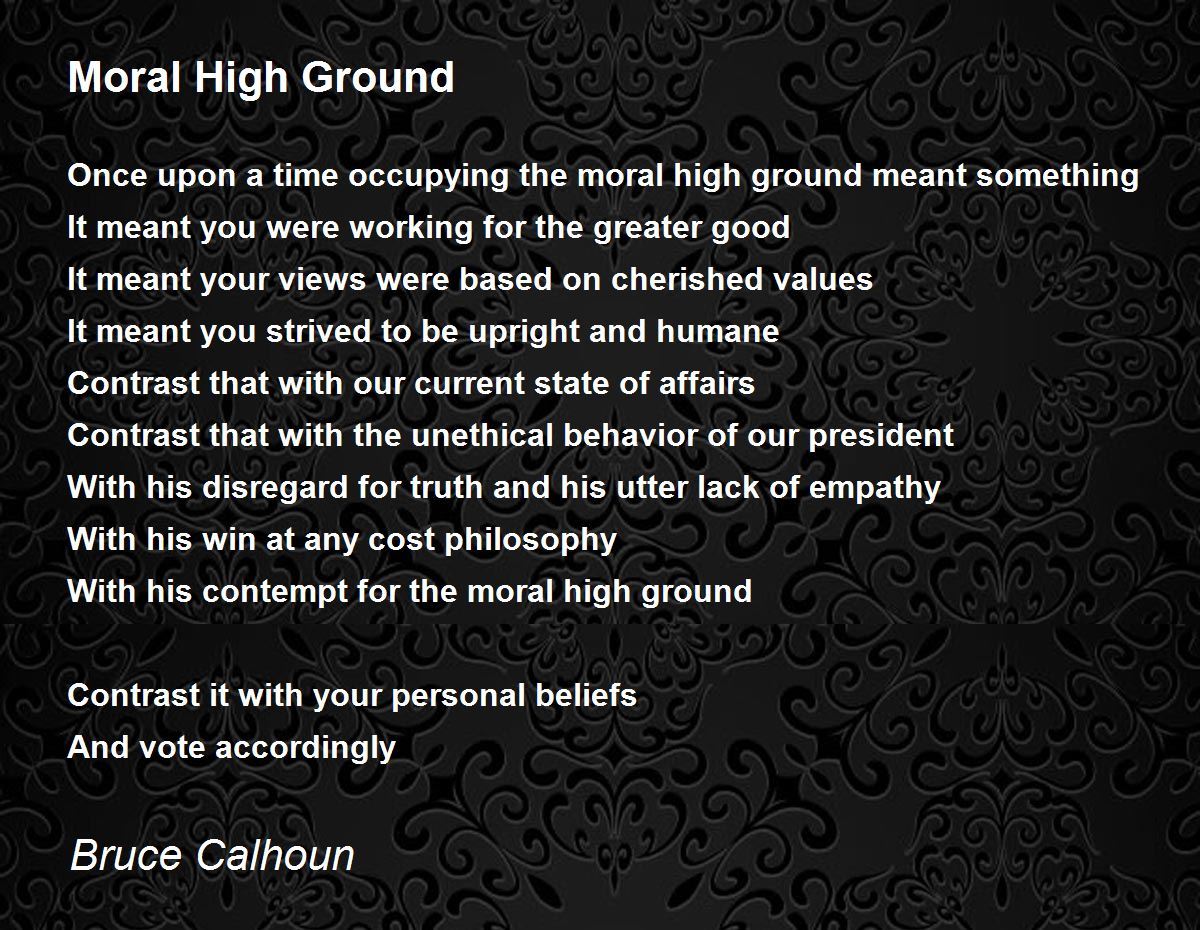 Moral High Ground