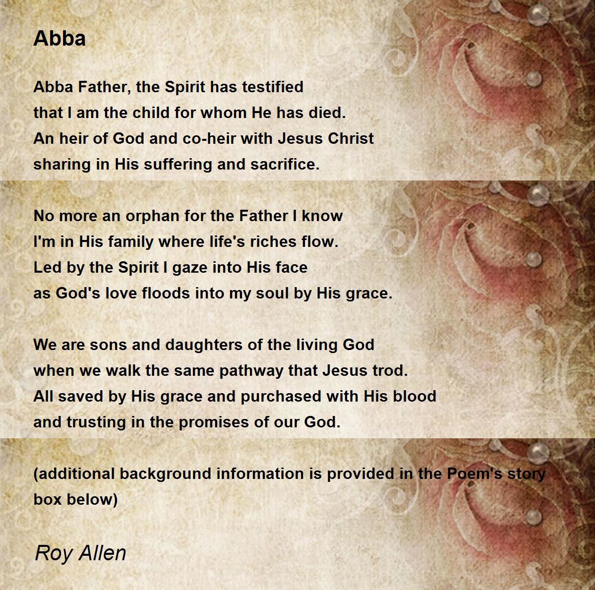 How Many Lines Are In The Poem Abba Abba Abba Abba Abba Abba? – ZWGH