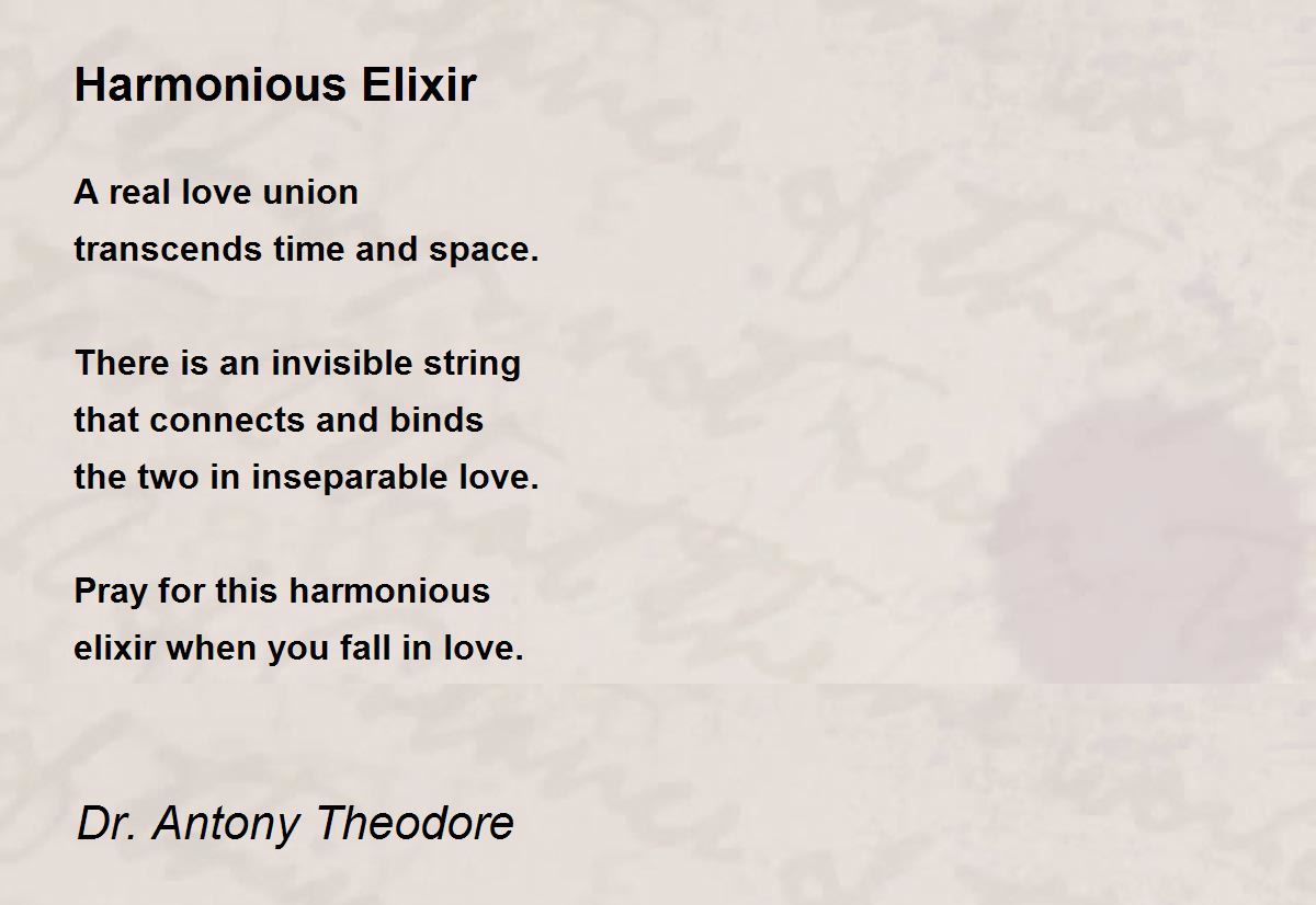 The Elixir Poem By Herbert Poem Hunter vrogue.co