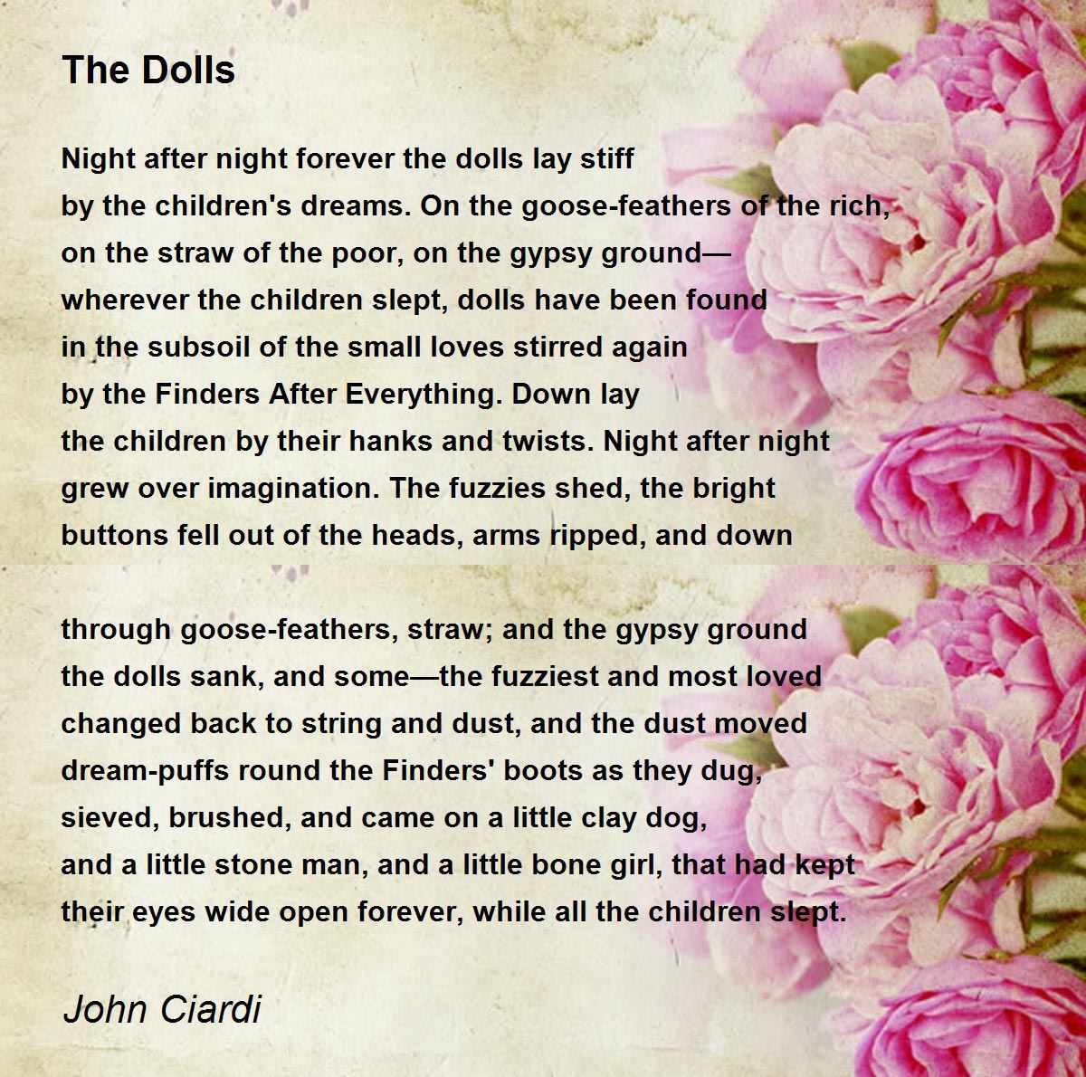 The Dolls The Dolls Poem by John Ciardi